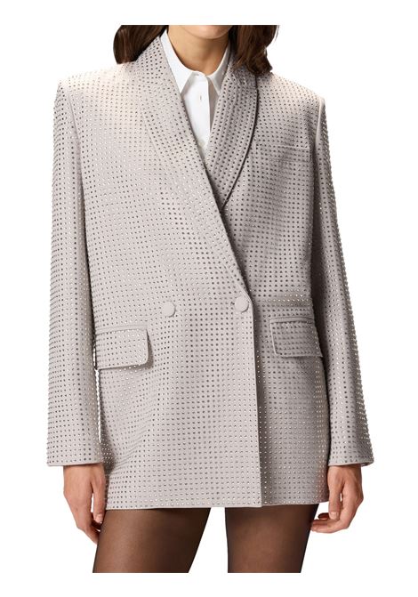 Blazer Pinko donna 104456 A287I30 strass grigio PINKO | Blazer | 104456 A287I30